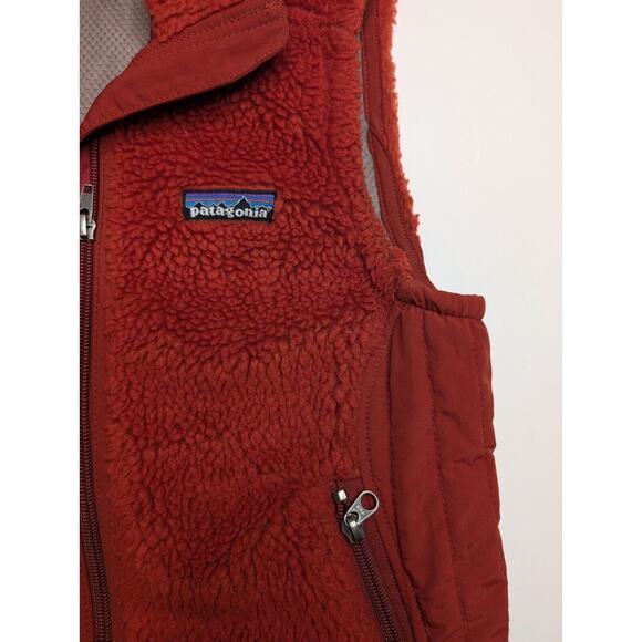 Patagonia Women's Classic Retro-X Vest Fleece Brick Red Size XS - Picture 2 of 10
